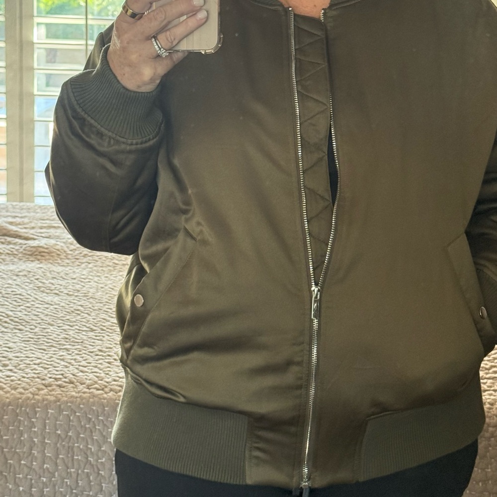 Green Bomber Jacket - Picture 6 of 6